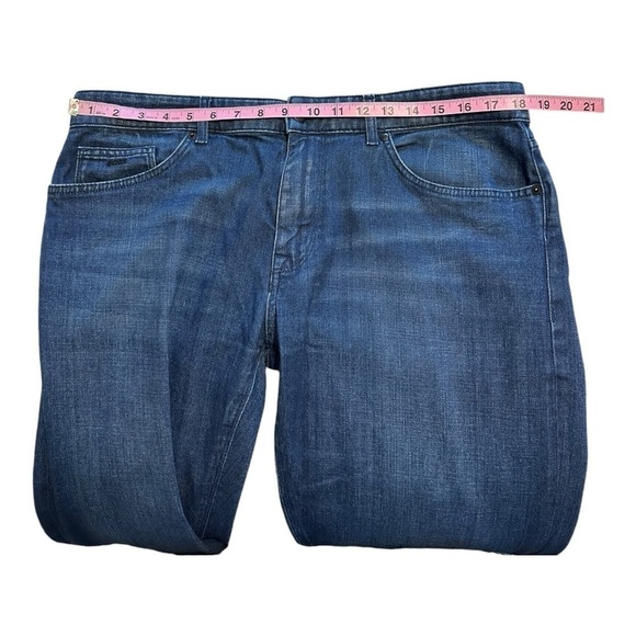 HUGO BOSS Maine Men’s Regular Fit Stretch Blue Jean Pants - Size 36/34 - Picture 11 of 16